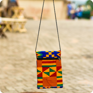 African Print Ladies Hang Bag