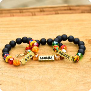 Beaded (Day born & Surname) Bracelets