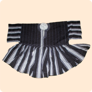 Black And White Design Northern Smock