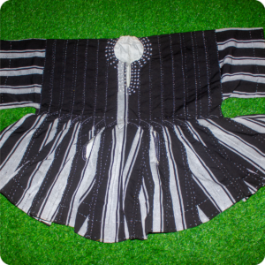 Black And White Design Northern Smock