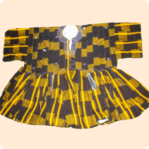 Black And Yellow Design Northern Smock