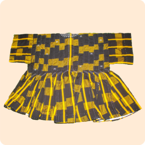 Black And Yellow Design Northern Smock