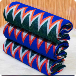 Blue-Balck African Woven Kente