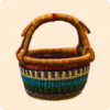 Bolga Basket with Hand