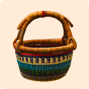 Bolga Basket with Hand