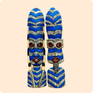 Carved Sculpture Mask For Walls