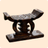 Crafted Gye Nyame Stool