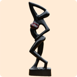 Dancing Shadow Carved Sculpture