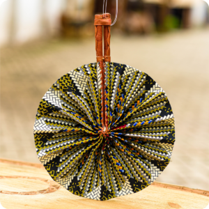 African Printed Fans