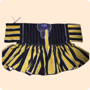 Dwakrom Black And Yellow Design Northern Smock