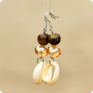Dwakrom Cowries Earrings