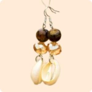 Dwakrom Cowries Earrings