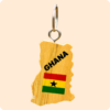 Dwakrom Ghana Map Keyholder