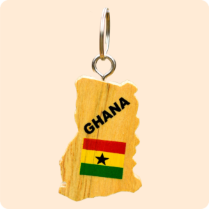 Dwakrom Ghana Map Keyholder