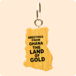 Dwakrom Ghana Map Keyholder