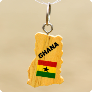 Dwakrom Ghana Map Keyholder