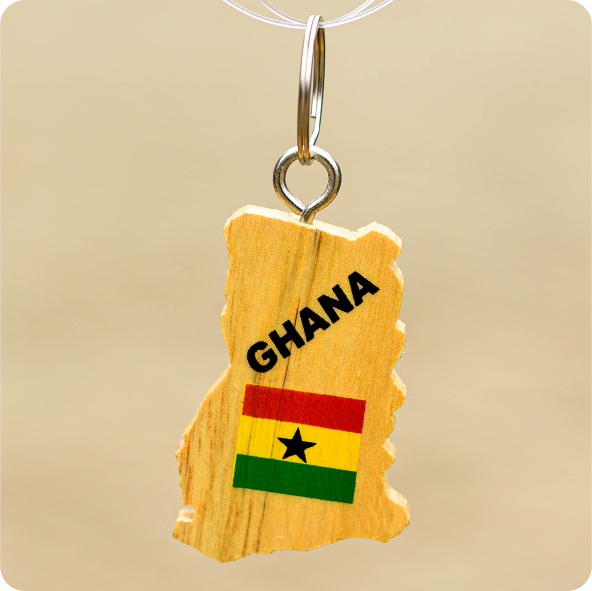 Dwakrom Ghana Map Keyholder - Image 4
