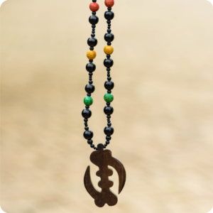 Gye Nyame Beaded Necklace