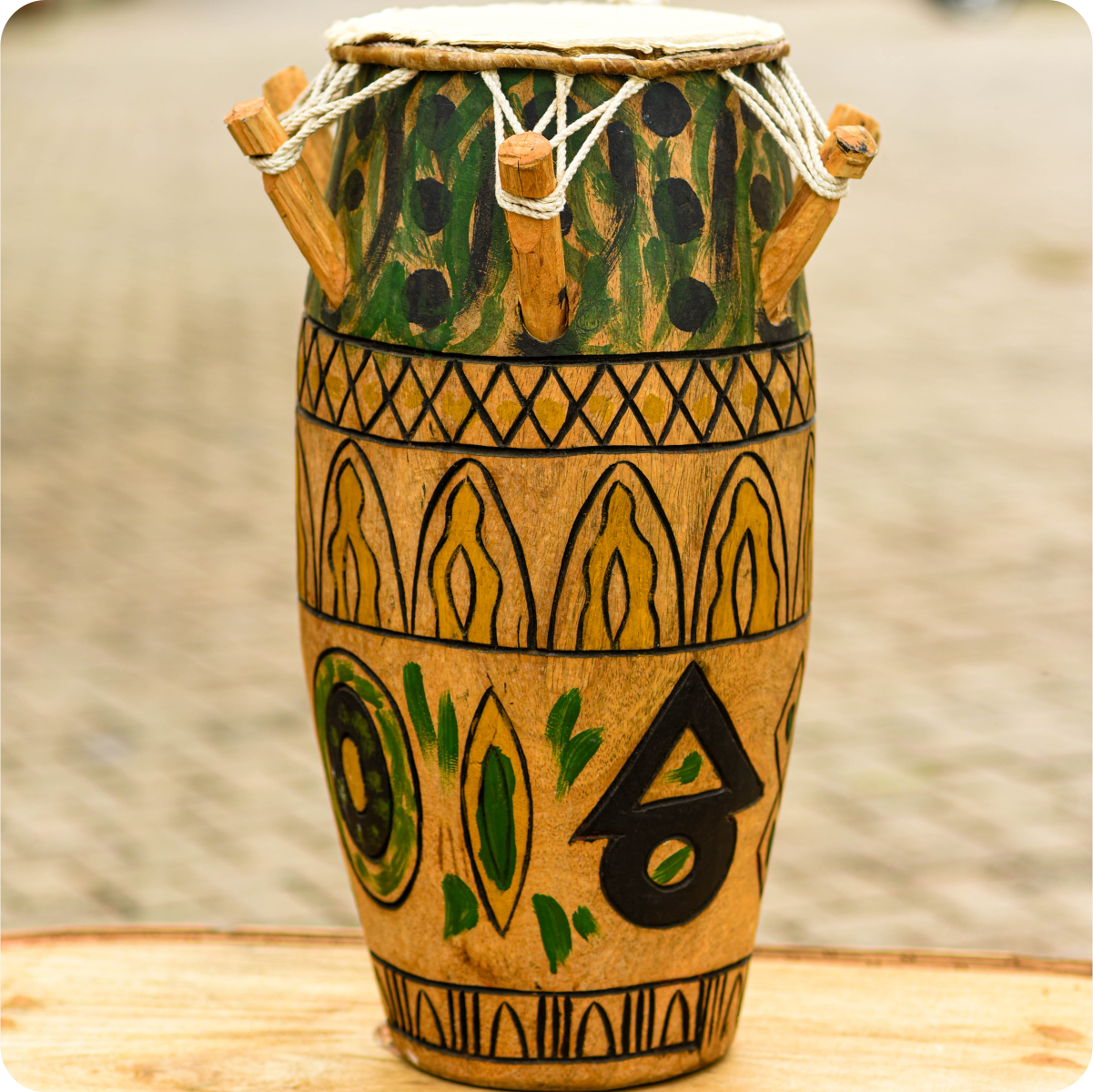 Dwakrom Kpanlogo Drums - Image 2