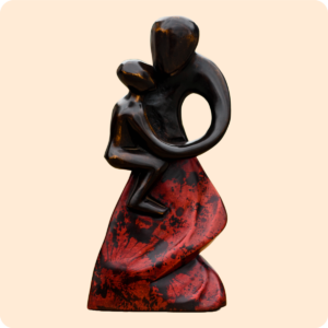Mother & Child Carved Sculpture