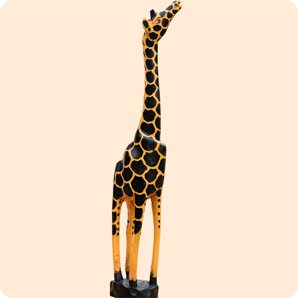 Premium Giraffe Carved Sculpture - Image 14
