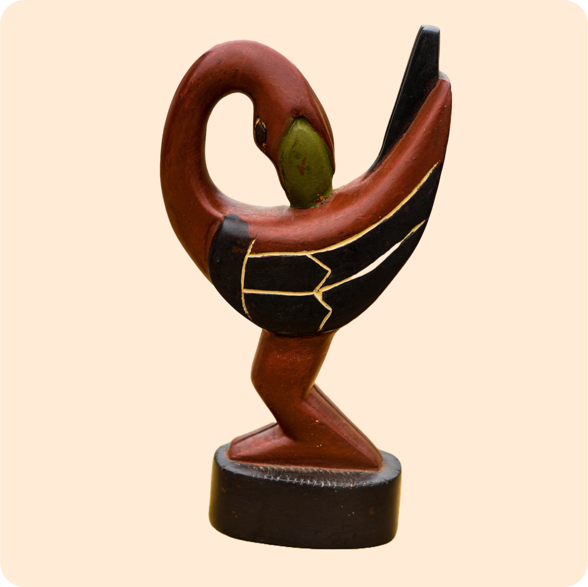 Premium Sankofa Carved Sculpture