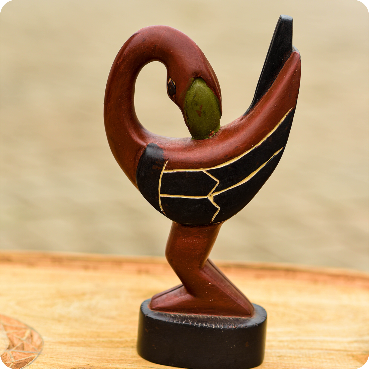 Premium Sankofa Carved Sculpture - Image 2