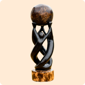 Premium Unity And Peace Carved Scuplture