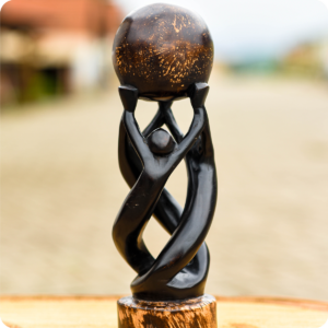 Premium Unity And Peace Carved Scuplture