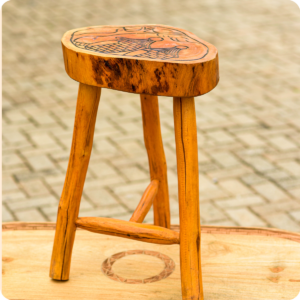 Strong Long Wooden Stool
