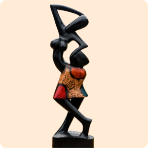 Thinking Man Carved Sculpture