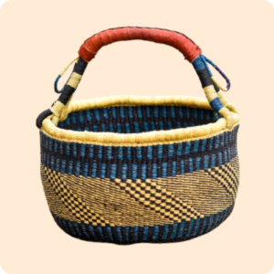 Weaved Basket With Hand