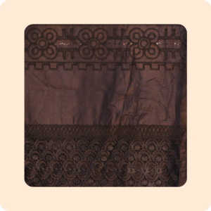 Black Design Batik Fabric Half Piece Main