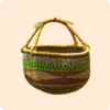 Bolga Round Basket