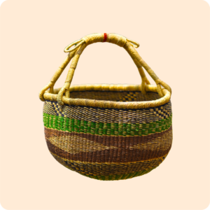 Bolga Round Basket
