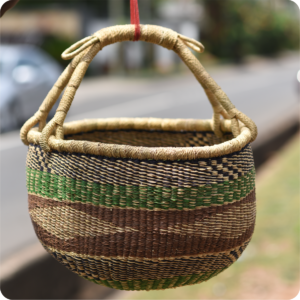 Bolga Round Basket
