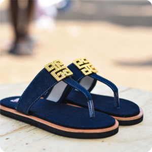 Dwakrom Blue Jeans Nose Slippers