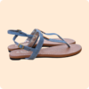 Dwakrom Blue Jeans Sandals for Ladies