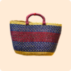 Dwakrom Bolga Multi Colored Basket