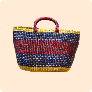 Dwakrom Bolga Multi Colored Basket