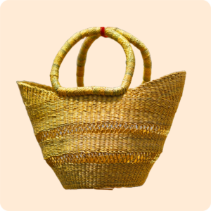 Dwakrom Bolga V-Shape Net Basket Solid