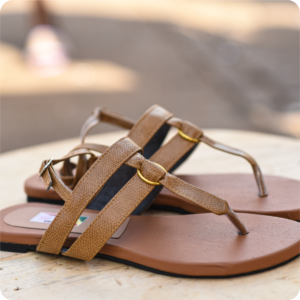Dwakrom Coffee Brown Sandals
