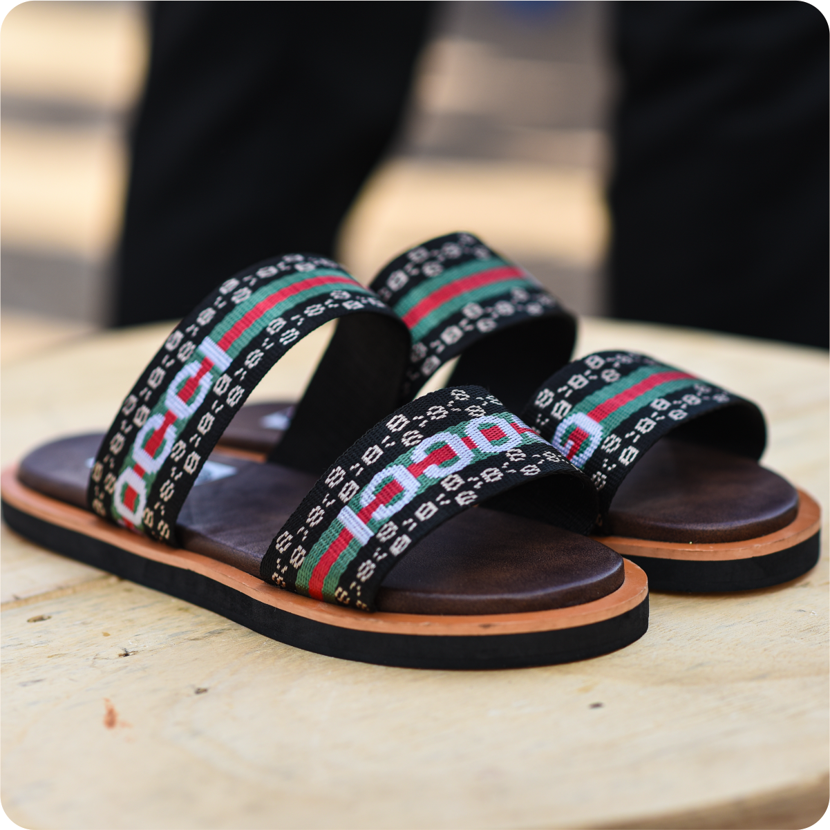 Dwakrom Gucci 2 Strap Slippers - Image 2