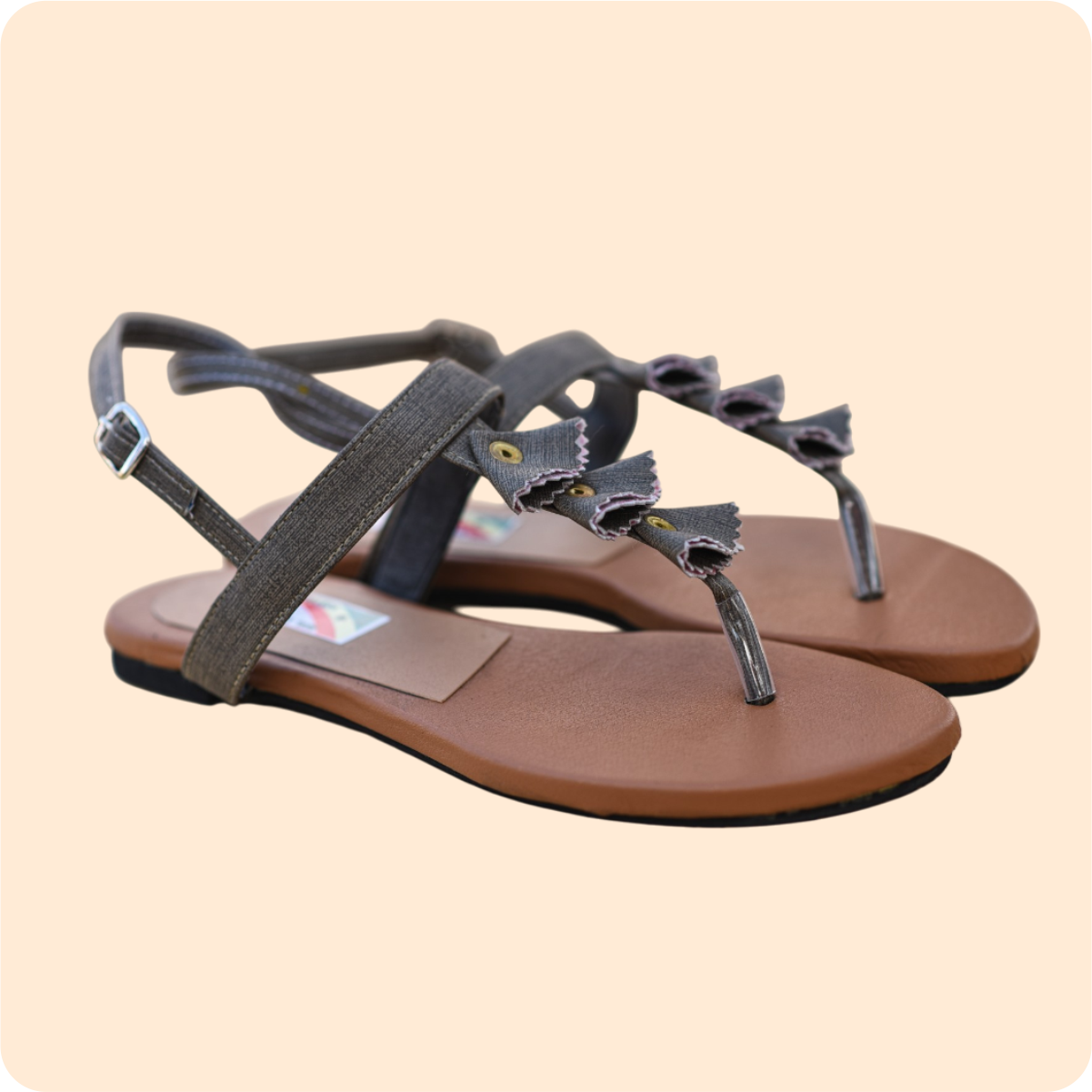 Dwakrom Jeans Sandals For Ladies