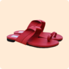 Dwakrom Well Crafted Ladies Red Slippers