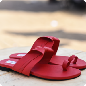 Dwakrom Well Crafted Red Slippers