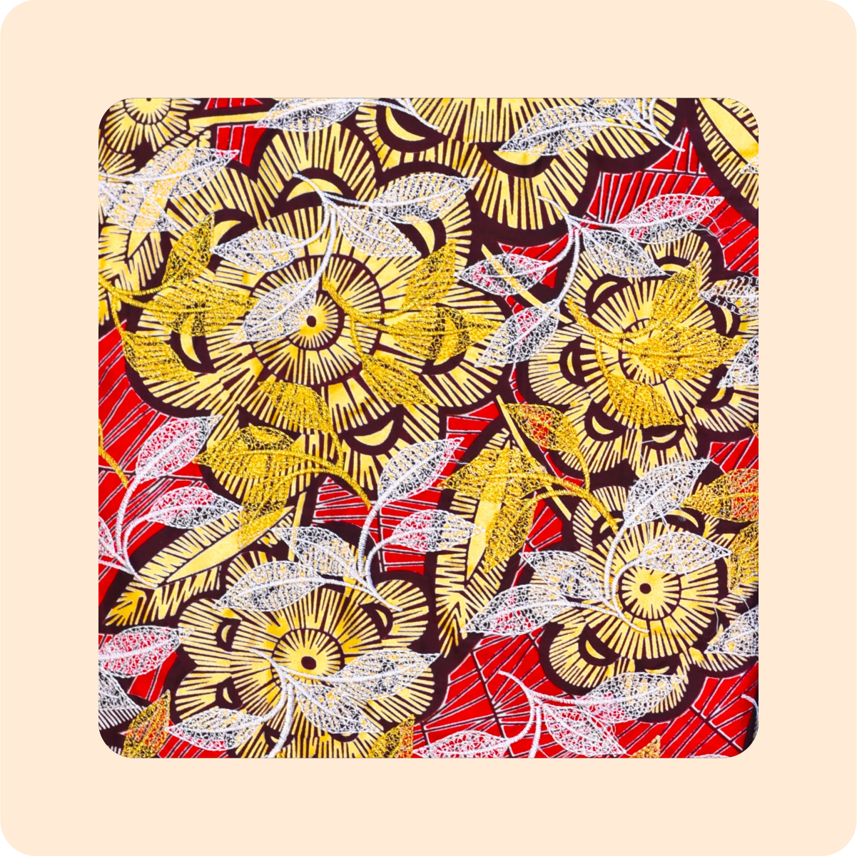 Holland Fabric with Lace Half Piece