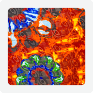 Multi-Colored Batik Fabric