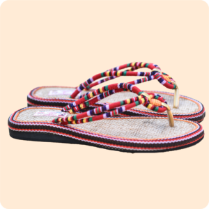 Multi Coloured Ladies Slippers Design