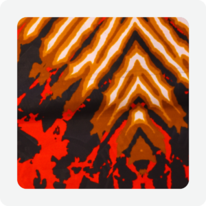 Red & Blue Batik  Fabric